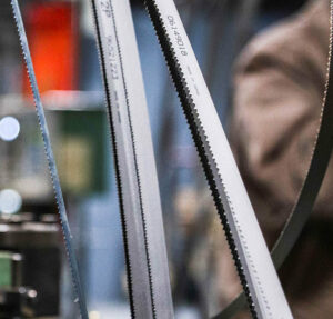 closeup image of AMADA Smart Cut bandsaw blades