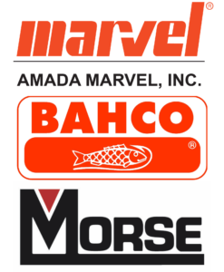 Logos: marvel®, AMADA MARVEL, INC., BAHCO®, MORSE